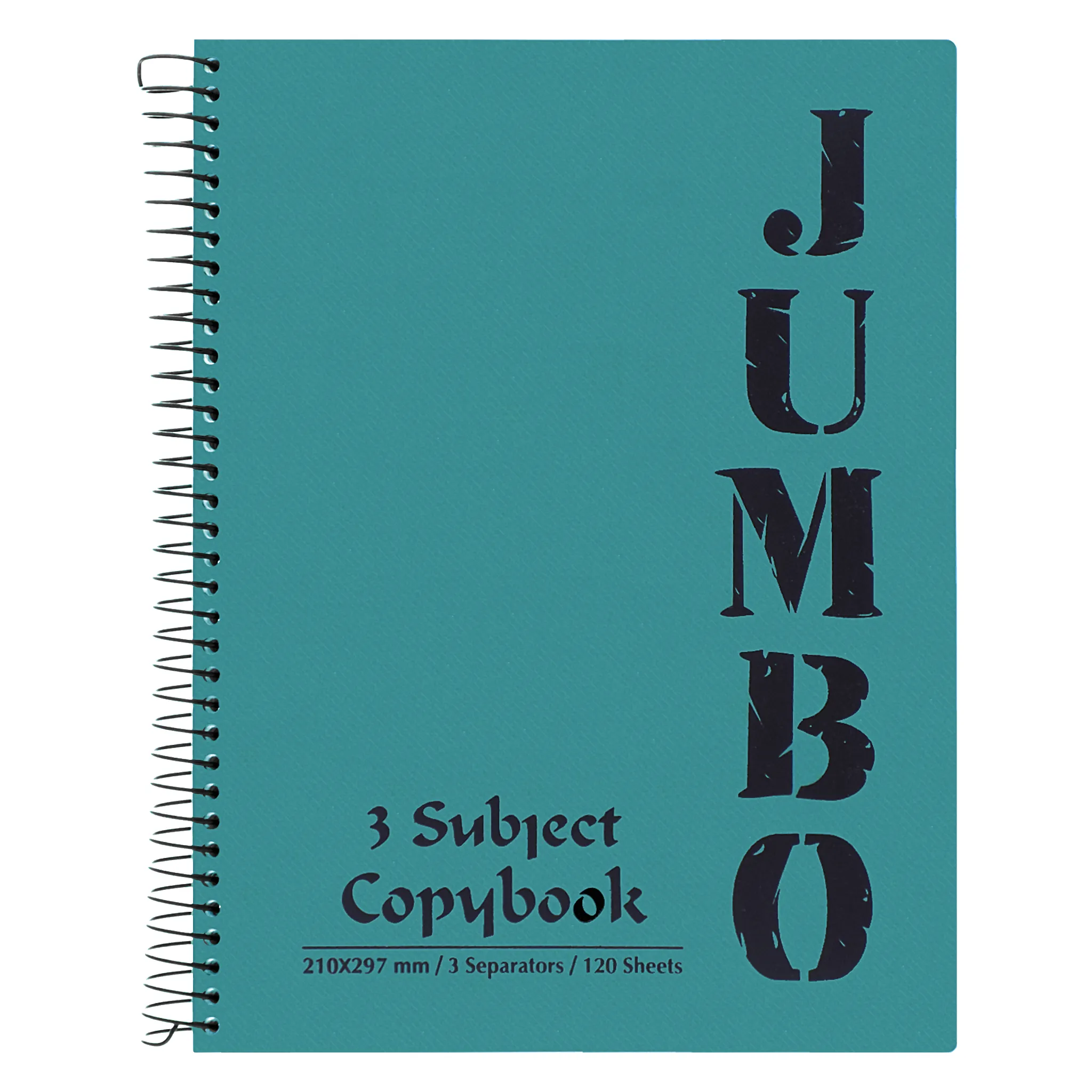 Mintra Jumbo Spiral Notebook 3 Subjects 120 Sheets A4