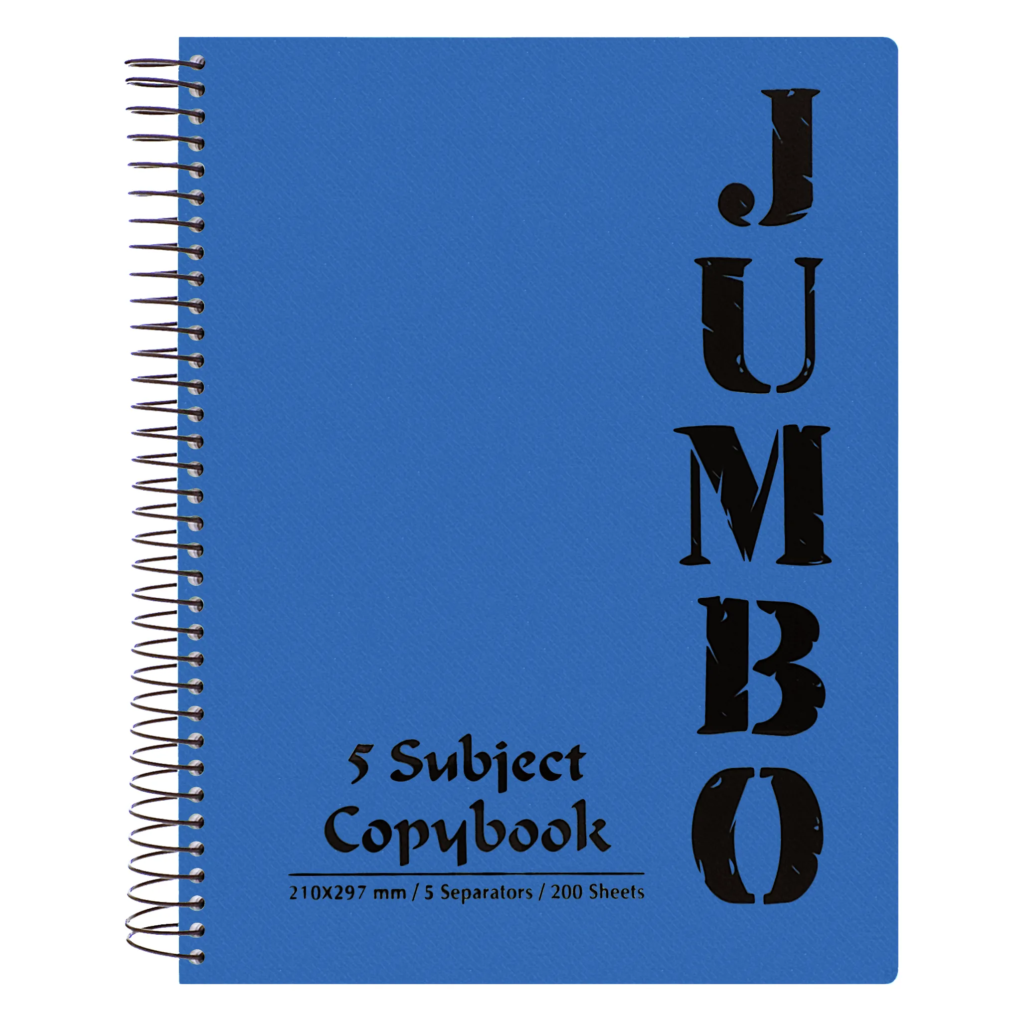 Mintra Jumbo Spiral Notebook 5 Subjects 200 Sheets A4