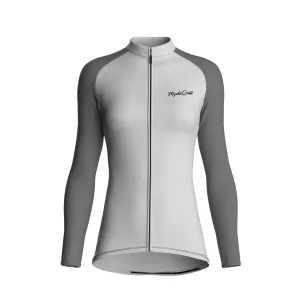 Neat Flow | Light Gray Female Long Sleeves Jersey