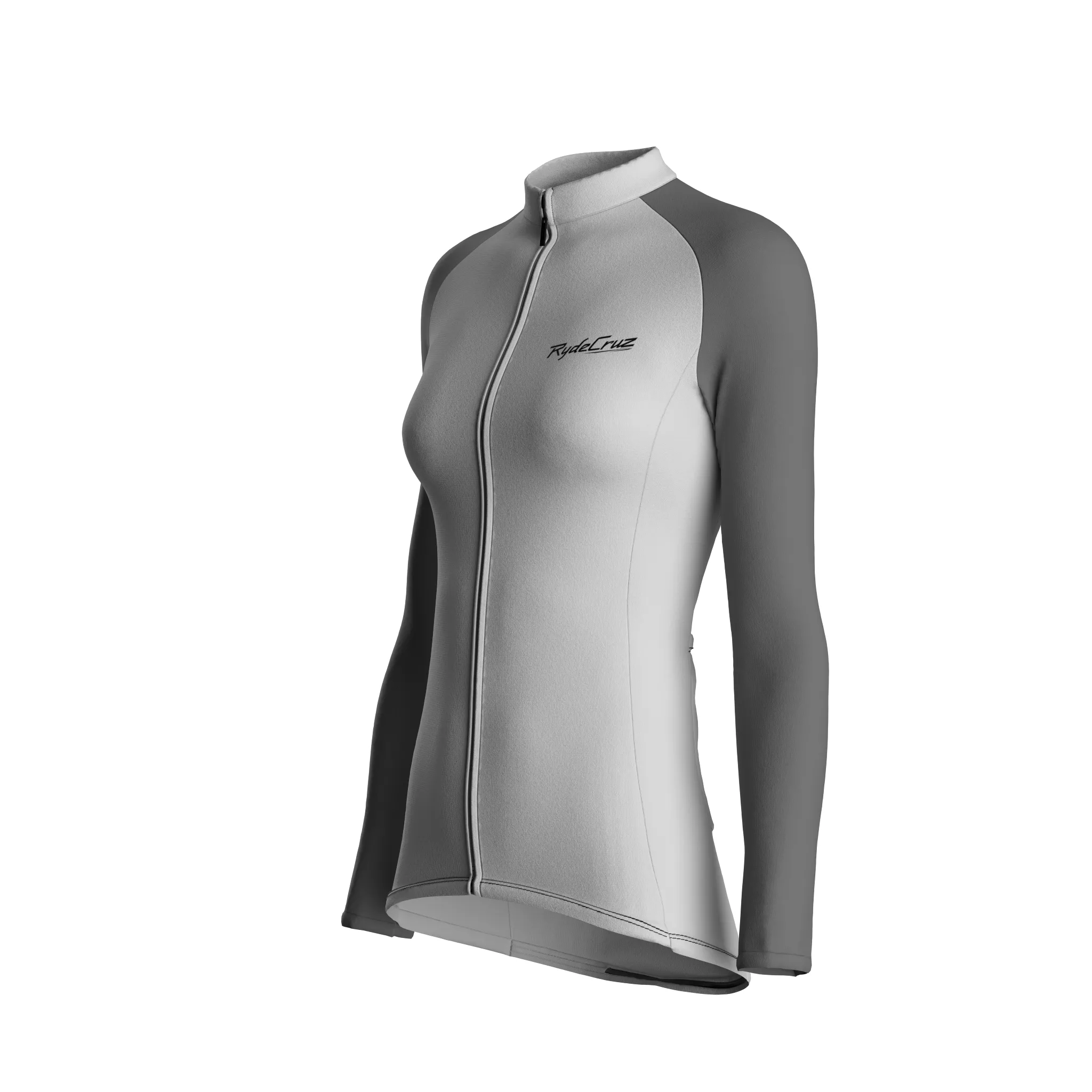Neat Flow | Light Gray Female Long Sleeves Jersey