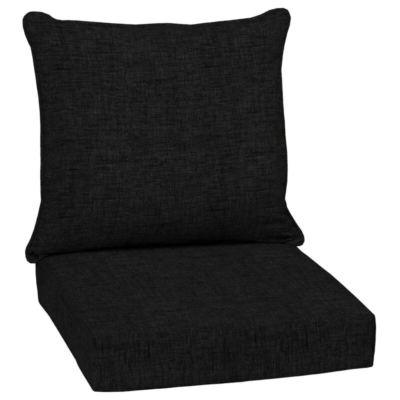 New in box! Wayfair Amazing Quality & comfort Outdoor Seat/Back Cushion by Sand & Stable! Retails $140  on Sale! Winner can buy up 1 more set at winning bid! Black!