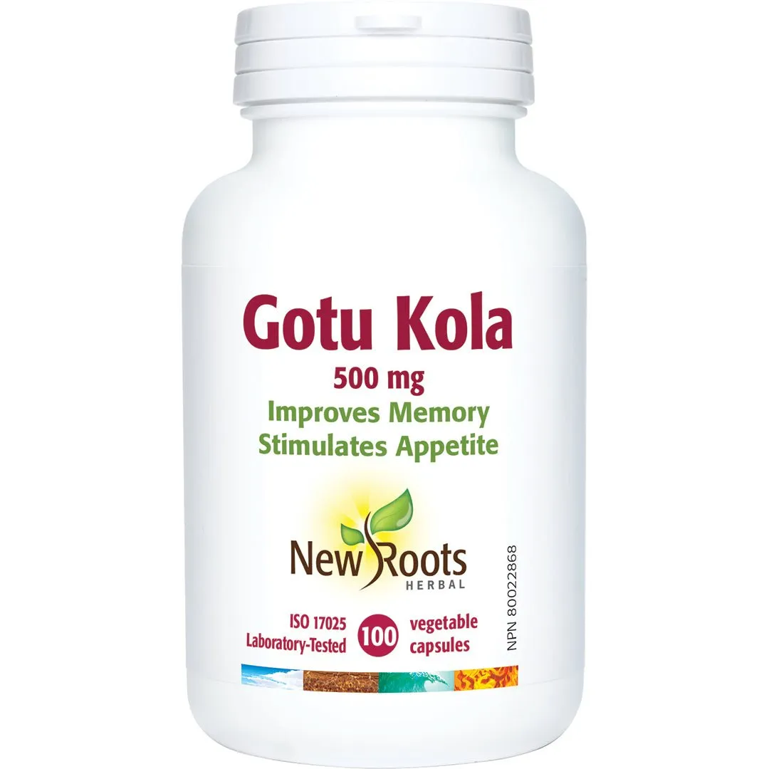 New Roots Gotu Kola 100 Veg Capsules