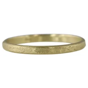 NEW! Weathered Band in 14kt gold by Sarah Swell