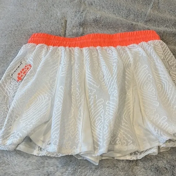 NWT Free People Movement Good Sport Lace Tennis Skirt Size M