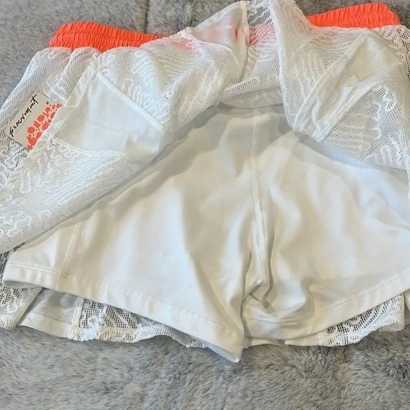 NWT Free People Movement Good Sport Lace Tennis Skirt Size M