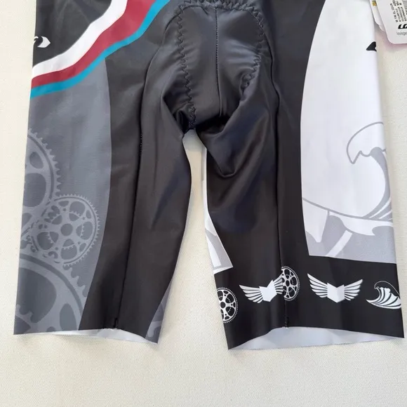NWT Louis Garneau Tri Cycling El Cour Padded Shorts Women's M Coldback Tech