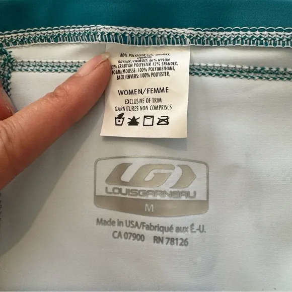 NWT Louis Garneau Tri Cycling El Cour Padded Shorts Women's M Coldback Tech