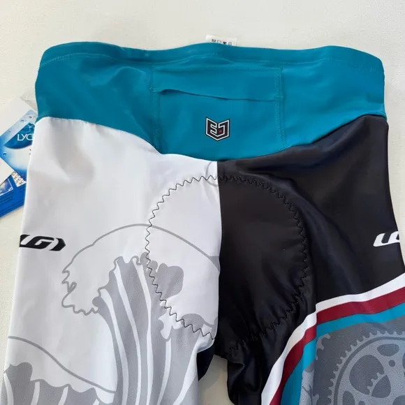 NWT Louis Garneau Tri Cycling El Cour Padded Shorts Women's M Coldback Tech