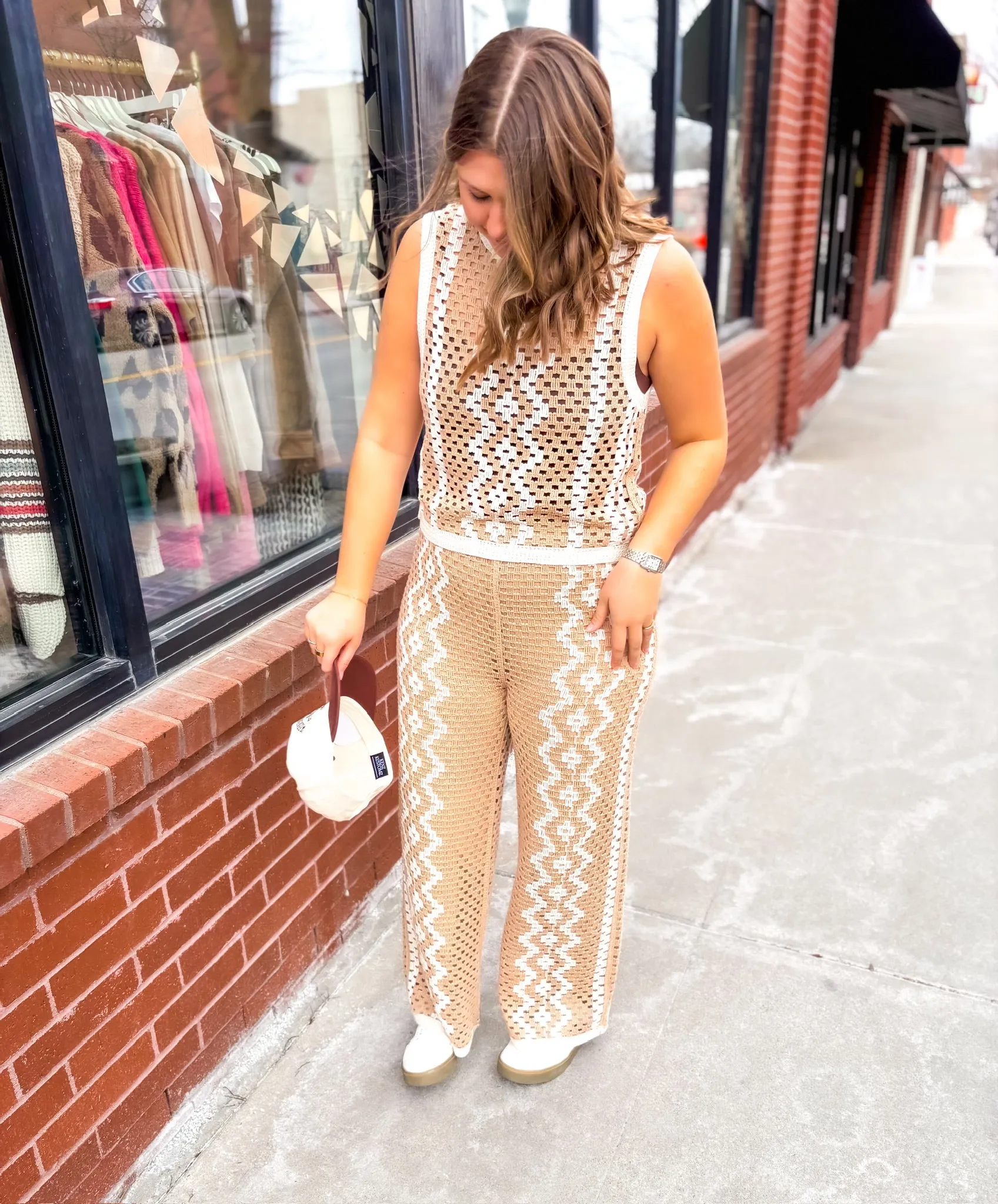 Oasis Crochet Top - Natural