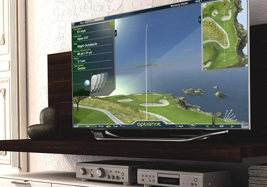 OptiShot 2 Golf In A Box Golf Simulator Package