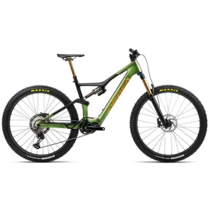 Orbea Rise M-Team Electric Carbon Mountain Bike 2023 - Chameleon Goblin Green