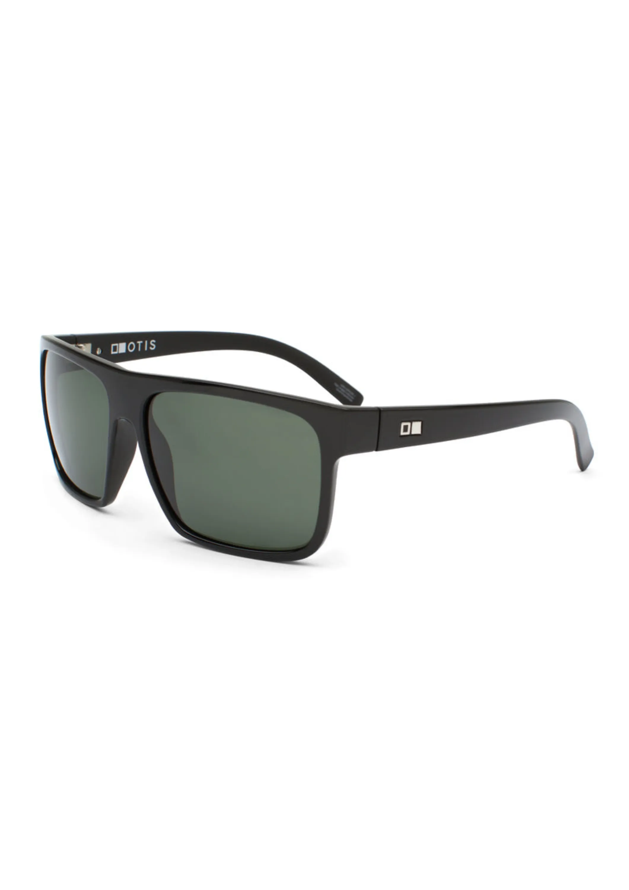 OTIS AFTER DARK SUNGLASSES - MATTE BLACK/GREEN POLARIZED