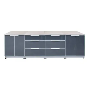 Outdoor Kitchen 4-Piece Combo Set 3