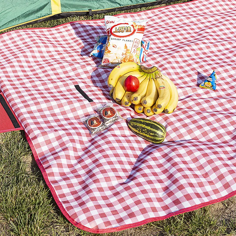 Outdoor picnic mat water resistant portable moisture-proof mat outdoor ground mat Oxford cloth picnic mat camping supplies beach blanket