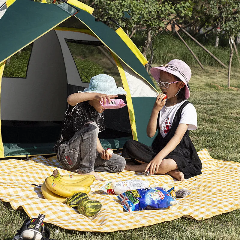 Outdoor picnic mat water resistant portable moisture-proof mat outdoor ground mat Oxford cloth picnic mat camping supplies beach blanket