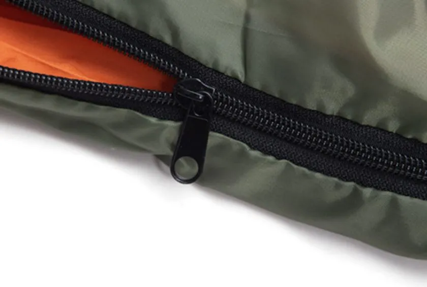 Outdoor Winter Camping Envelope Sleeping Bag Single  -15°C * Coffee