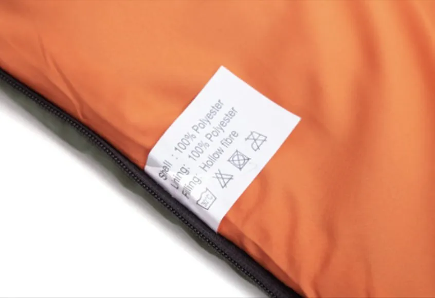 Outdoor Winter Camping Envelope Sleeping Bag Single  -15°C * Coffee