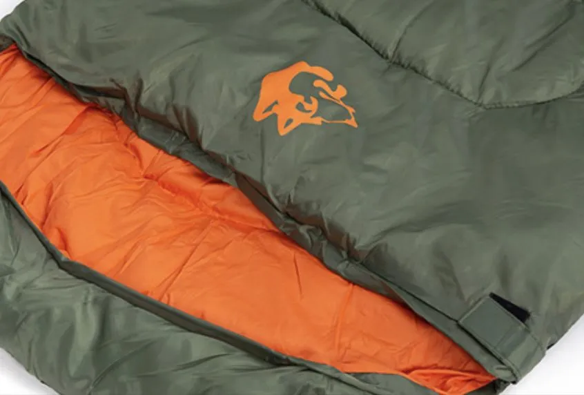 Outdoor Winter Camping Envelope Sleeping Bag Single  -15°C * Coffee