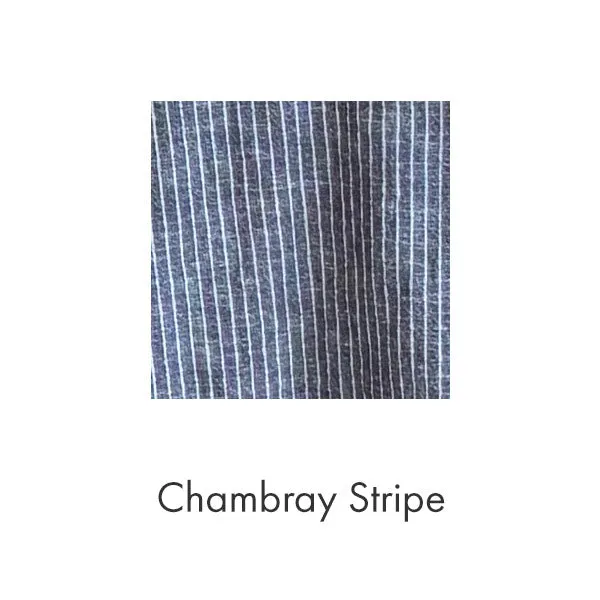 Oversized Workshirt in Chambray Stripe