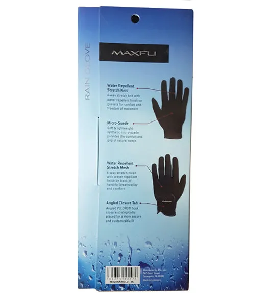 Pair of Maxfli Rain Glove - Water Repellant Knit Glove - RH & LH Gloves