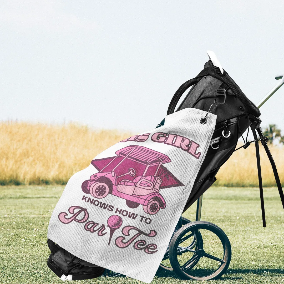 Par Tee Girl Golf Towel