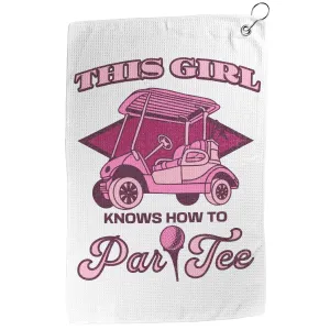 Par Tee Girl Golf Towel