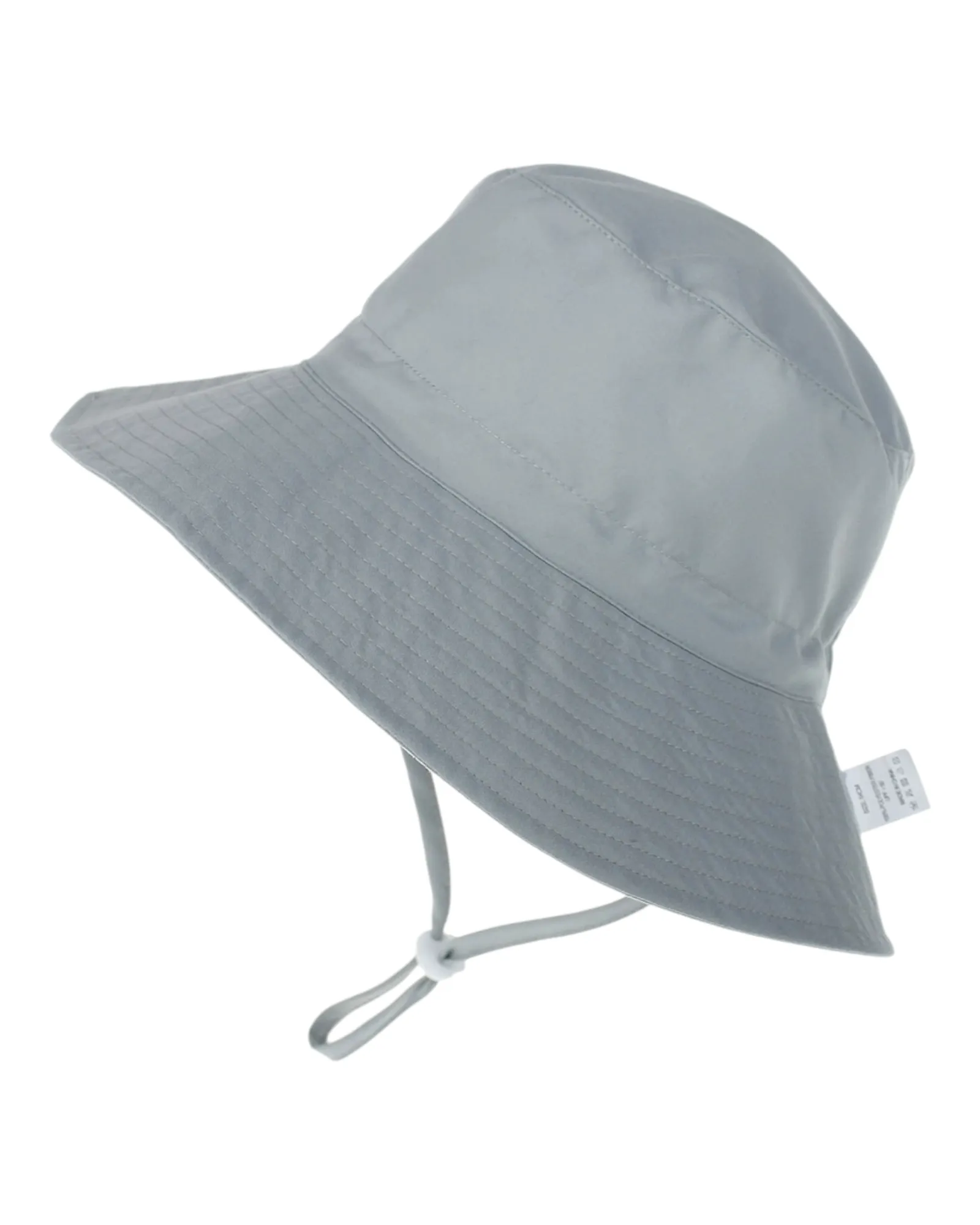 Patterned Boys' Beach Hat with Chin Strap