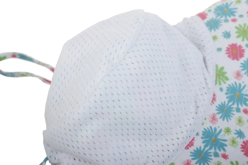 Patterned Boys' Beach Hat with Chin Strap