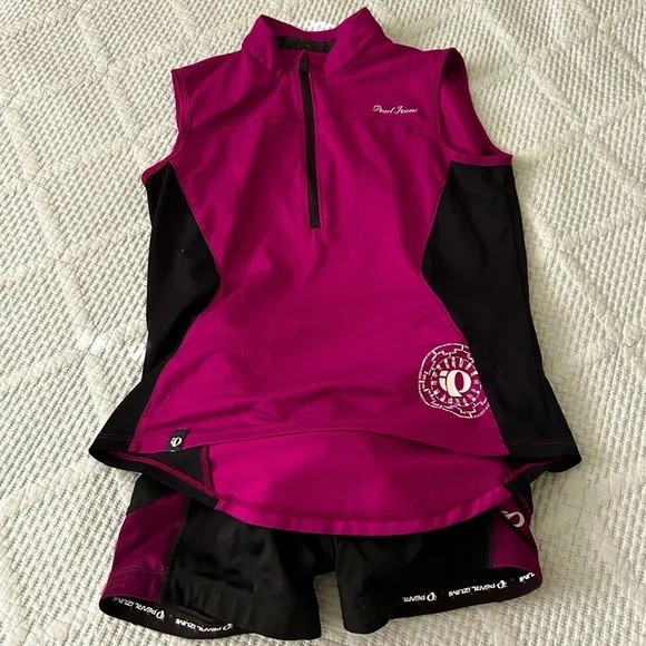 Pearl Izumi Impact Jersey &amp; Sugar Short Race Padded Cycling Set