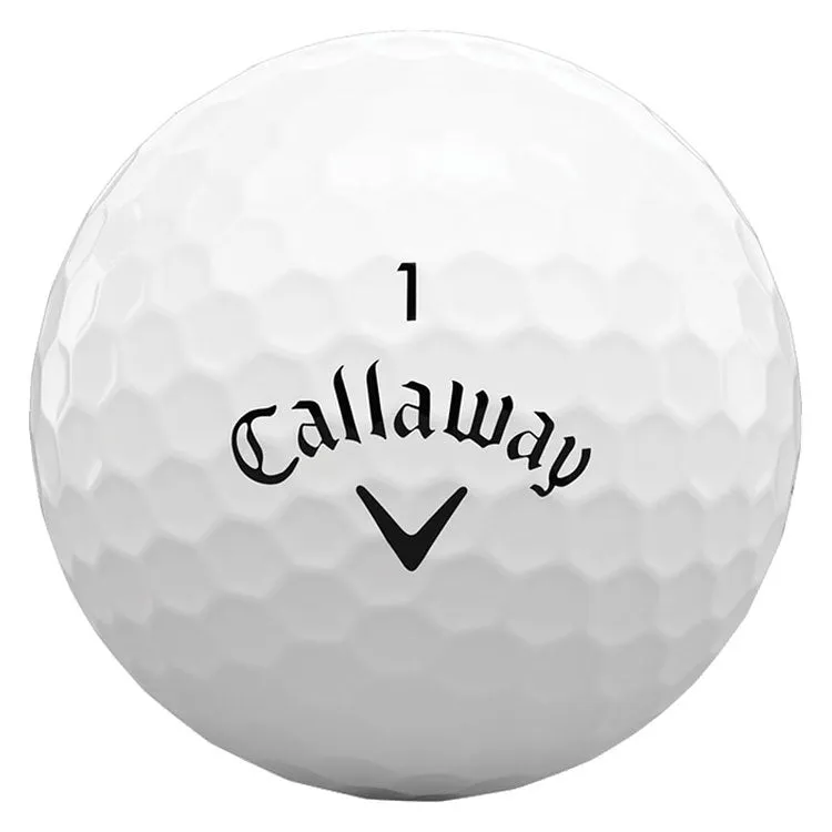 Pelotas de golf blancas Callaway Warbird, paquete de 12