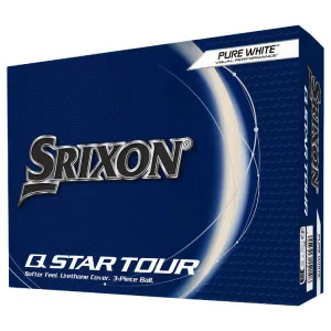 Pelotas de golf Srixon Q Star Tour blancas, paquete de 12
