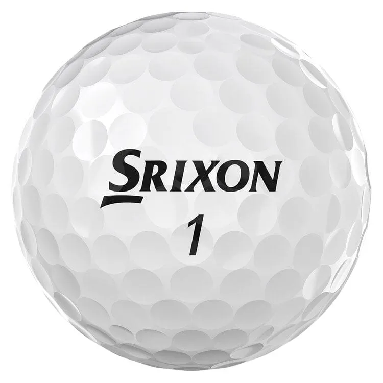 Pelotas de golf Srixon Q Star Tour blancas, paquete de 12
