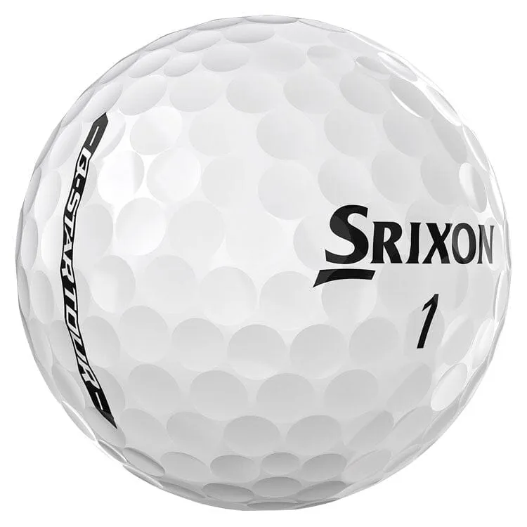 Pelotas de golf Srixon Q Star Tour blancas, paquete de 12