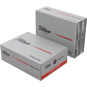 Pelotas de golf Titleist Pro V1x blancas (paquete de 48)