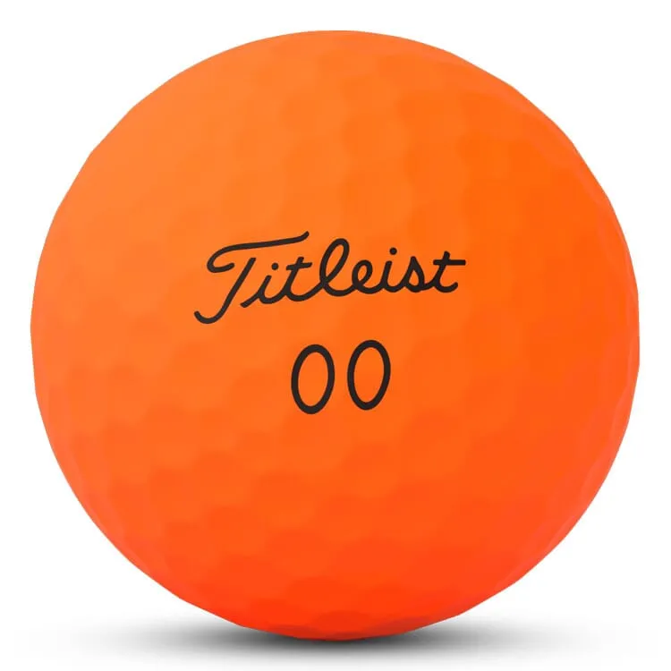 Pelotas de golf Titleist Velocity naranja mate, paquete de 12