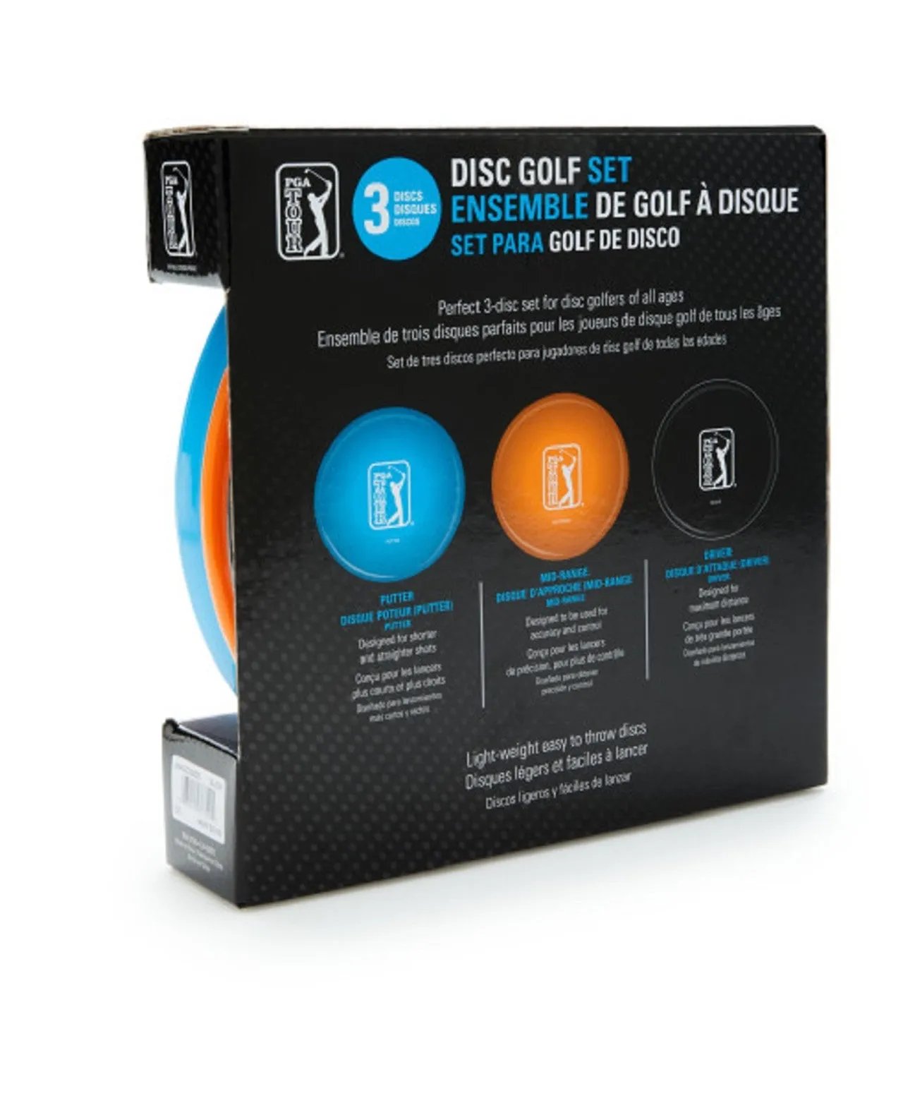 PGA Tour Disc Golf Starter Set 3 Discs