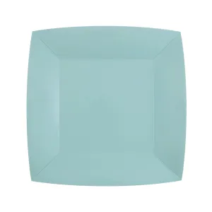 Piatto Biocompostabile Azzurro 18 x 18 cm - 10 pezzi