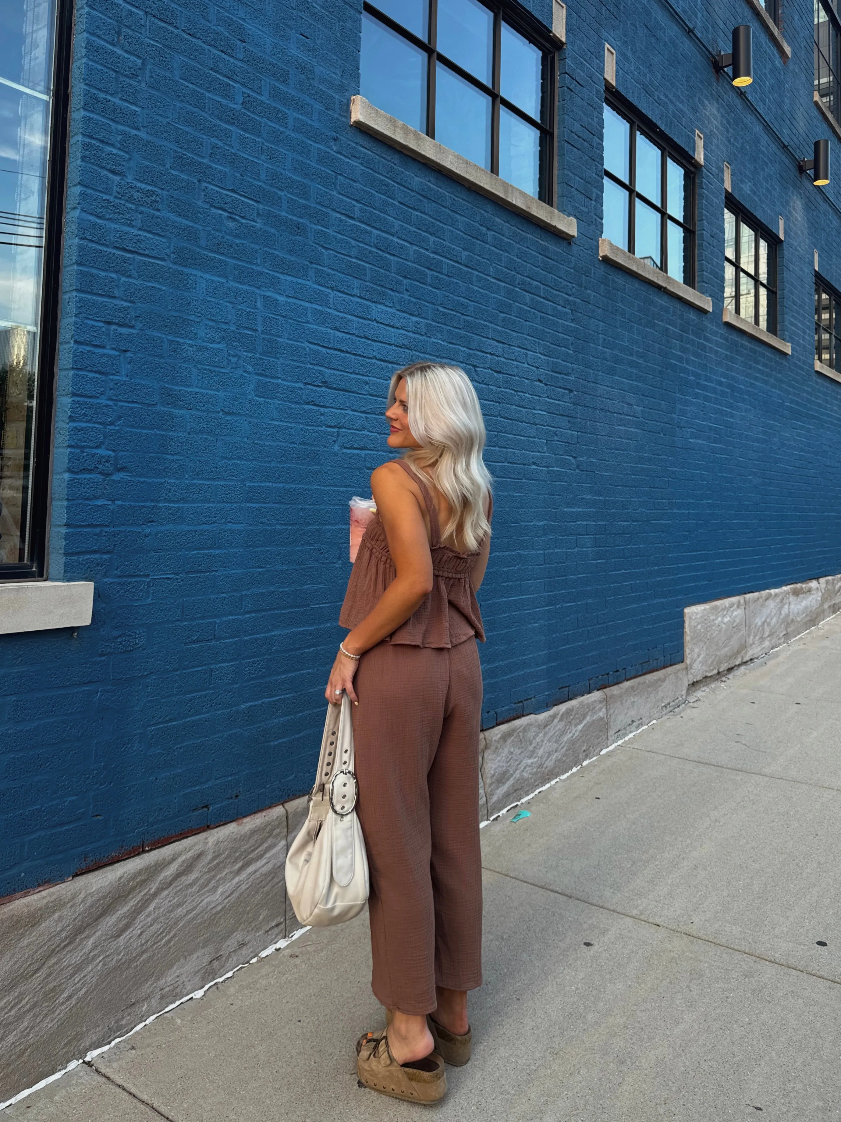 Picnic Princess Top// Brown