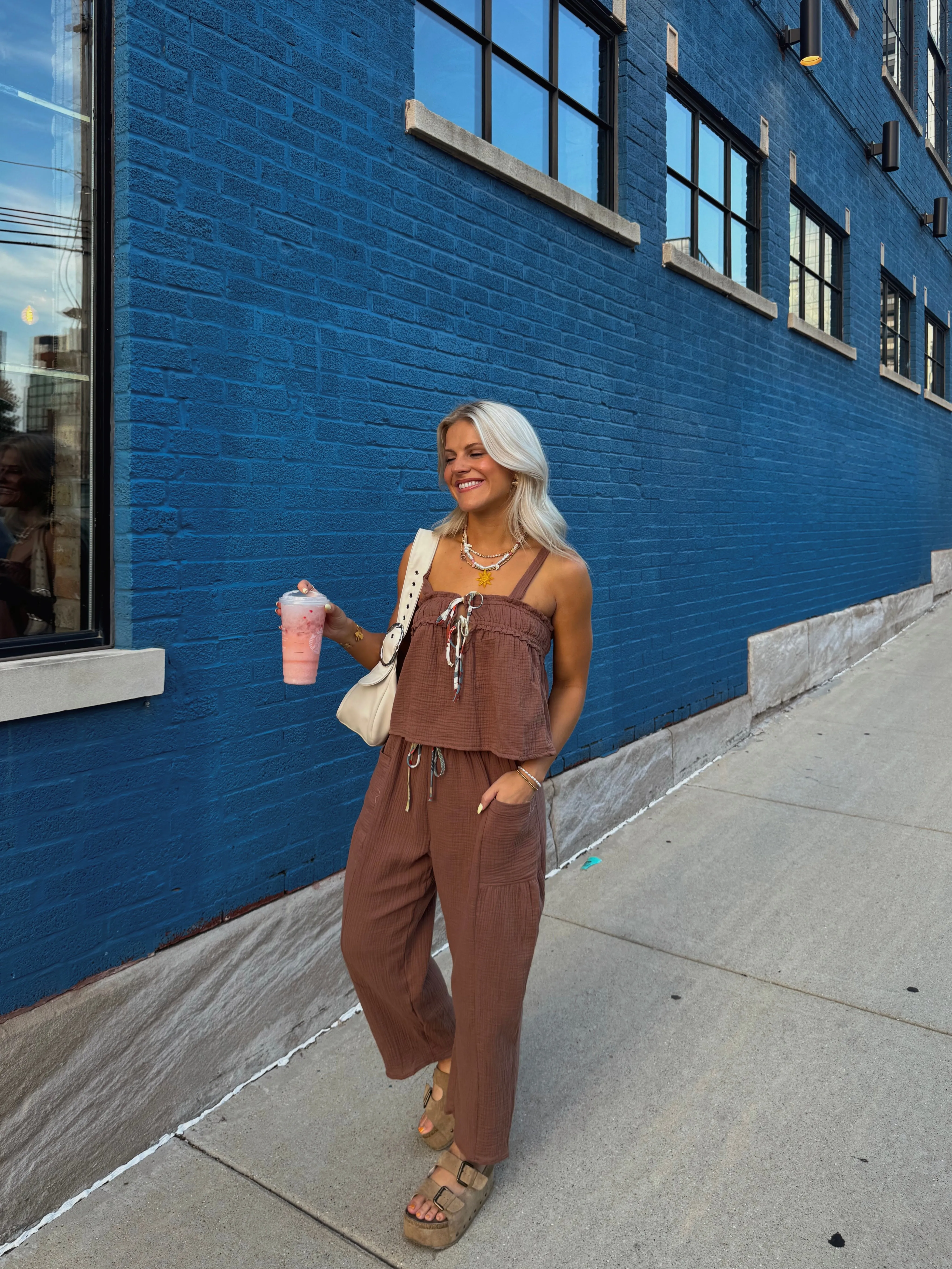 Picnic Princess Top// Brown