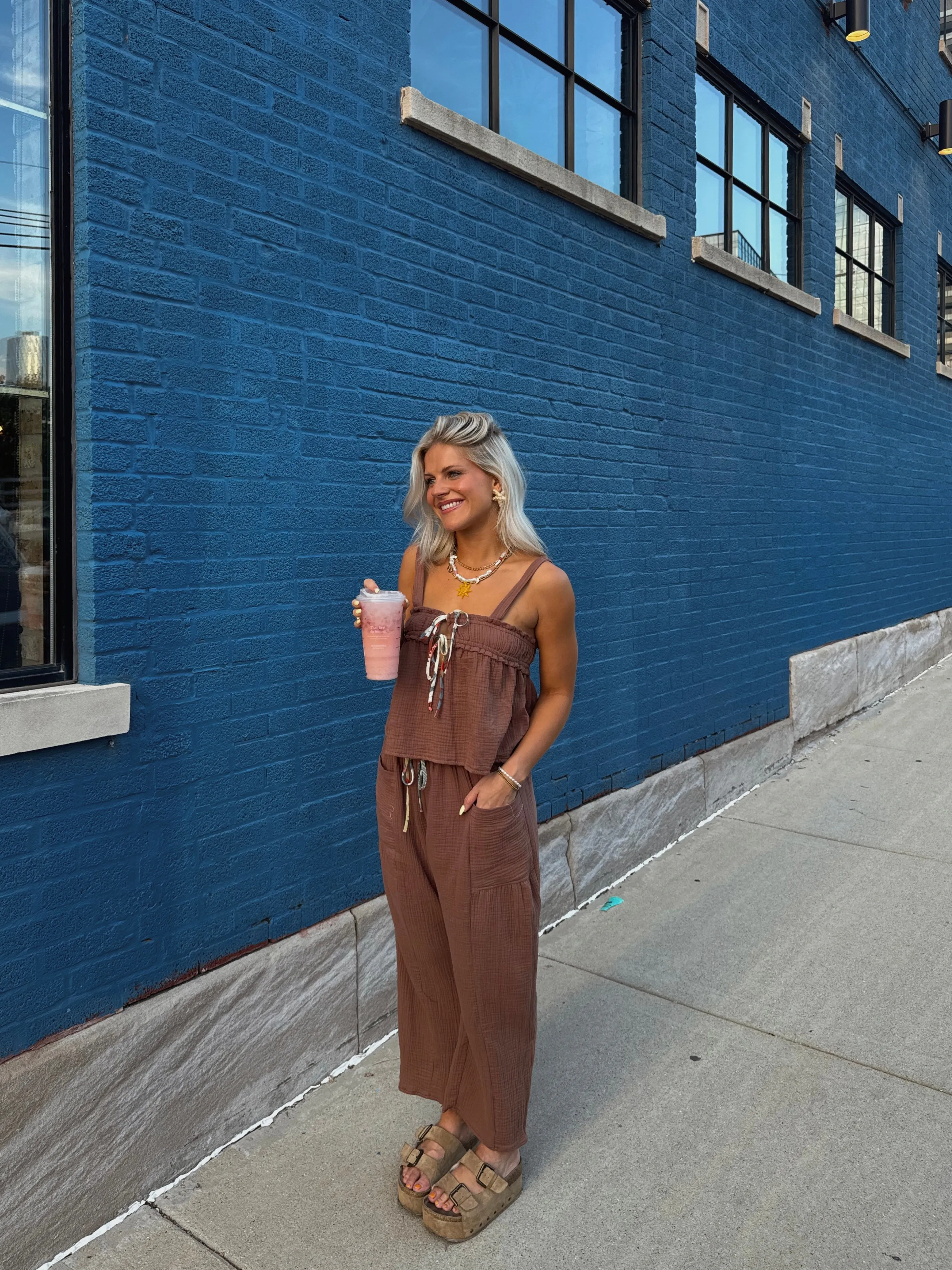 Picnic Princess Top// Brown