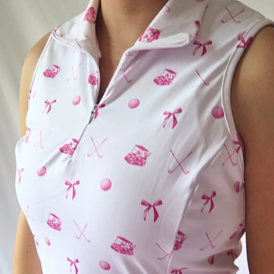Pink Clubs and Bows Dress