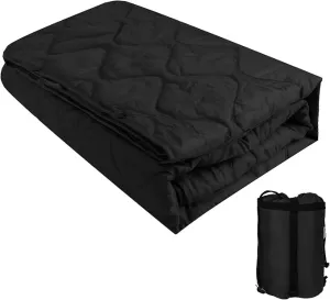 Poncho Liner Military Woobie Blanket Multicam Camo Woobie with Compression Carry Bag for Outdoors Hiking Jungle Hunting Gear