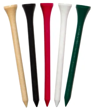 Pride Deluxe Wood Golf Tees -  Green Grass - Bulk Bags