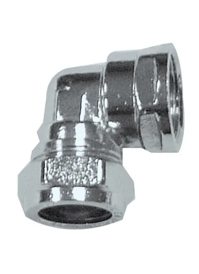 PrimaPlus Chrome Compression Elbow 22mm x 3/4" Female
