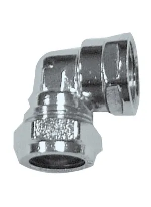 PrimaPlus Chrome Compression Elbow 22mm x 3/4" Female
