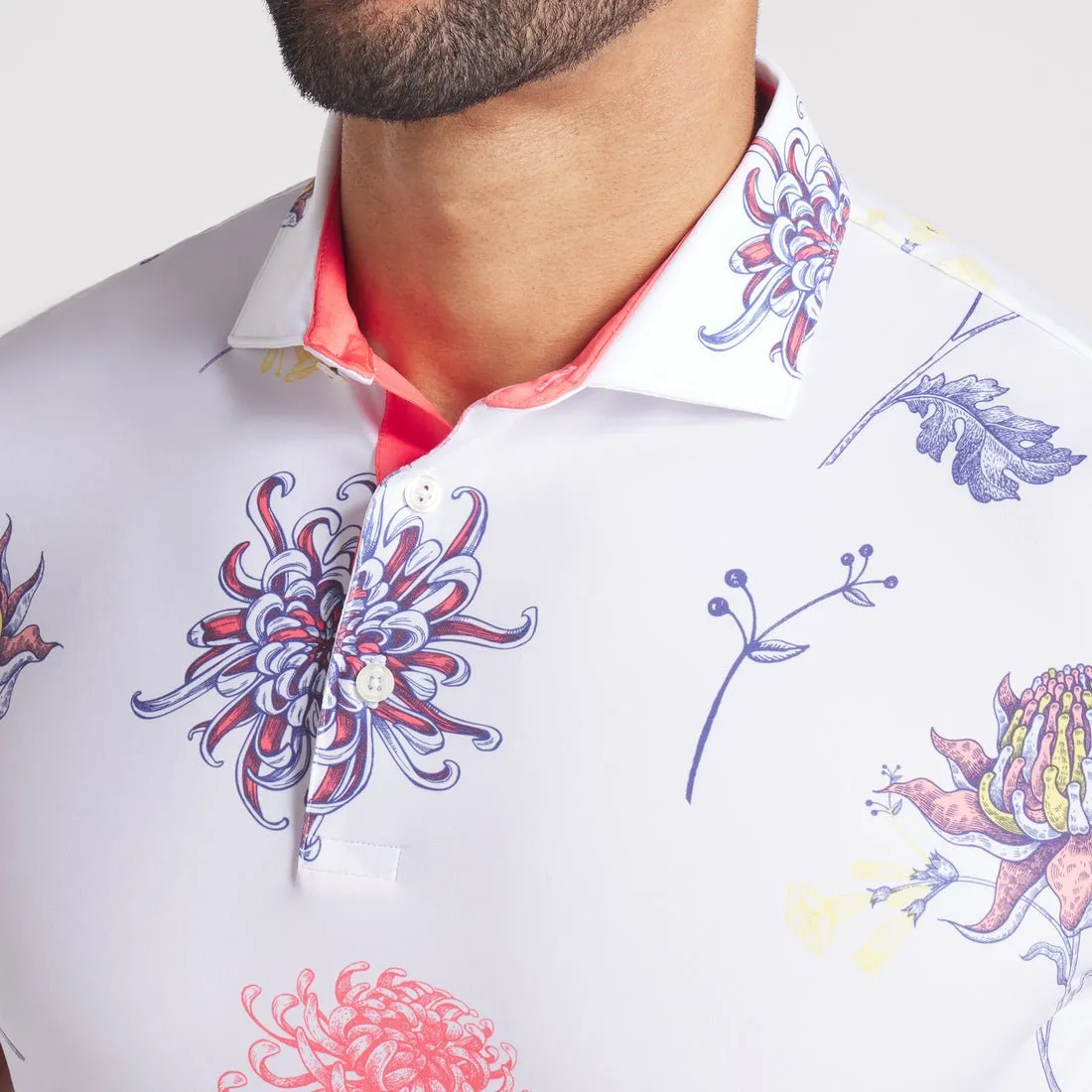 Puma Men's MATTR Dahlia Golf Polo