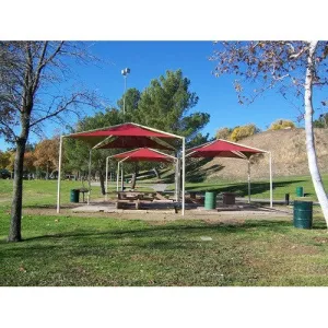 Pyramid Multi-Panel Shade Structure