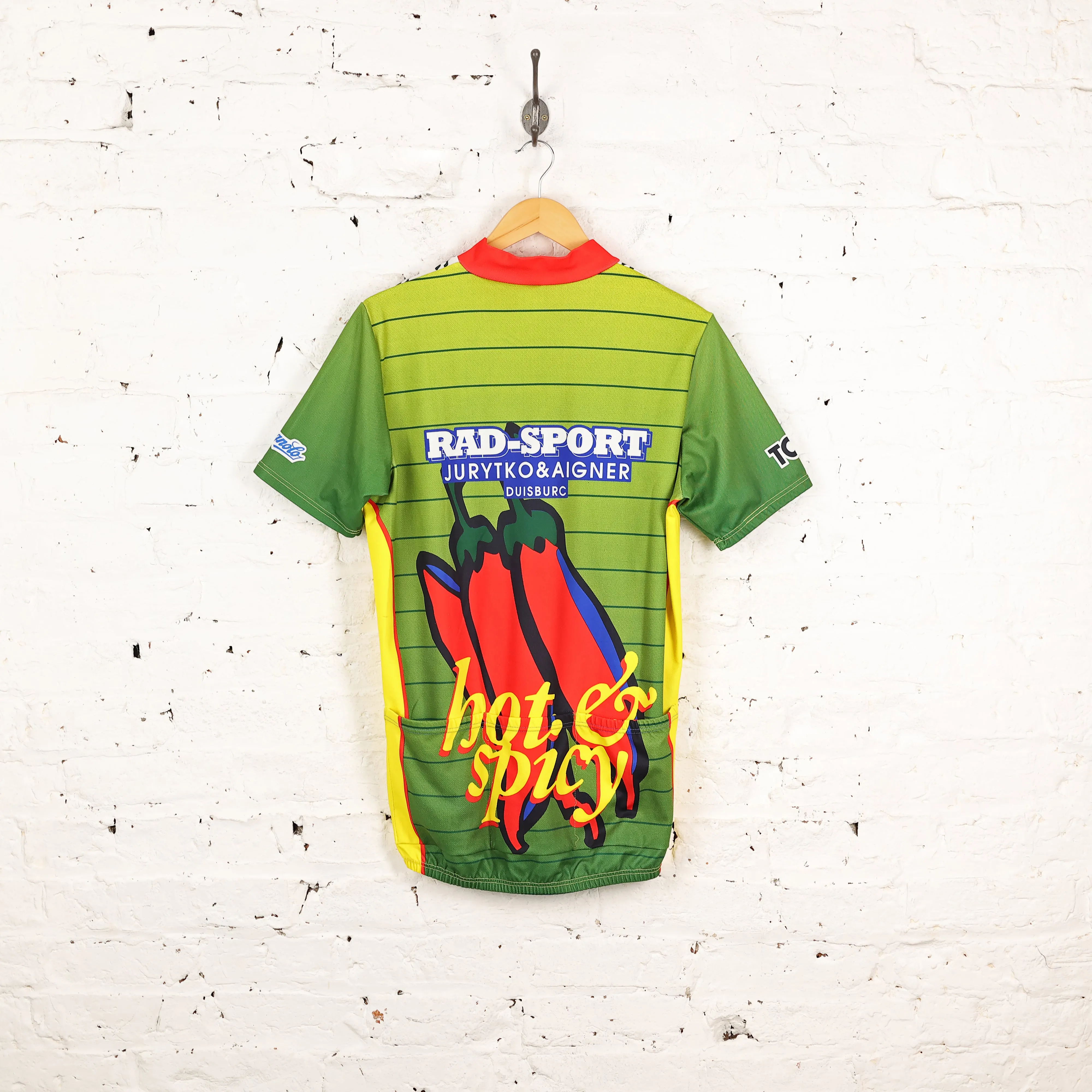 Rad-Sport Campagnolo Cycling Top Jersey - Green - XL
