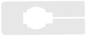 Rectangular 80 Blank  Size  Dividers for Retail Clothing Rack (FREE SHIPPING)