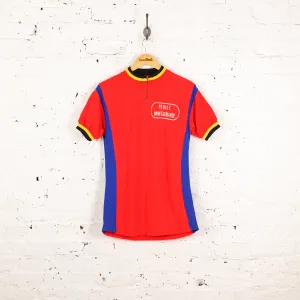 Renato Pedale Montagnarde Acrylic Cycling Jersey - Red - L